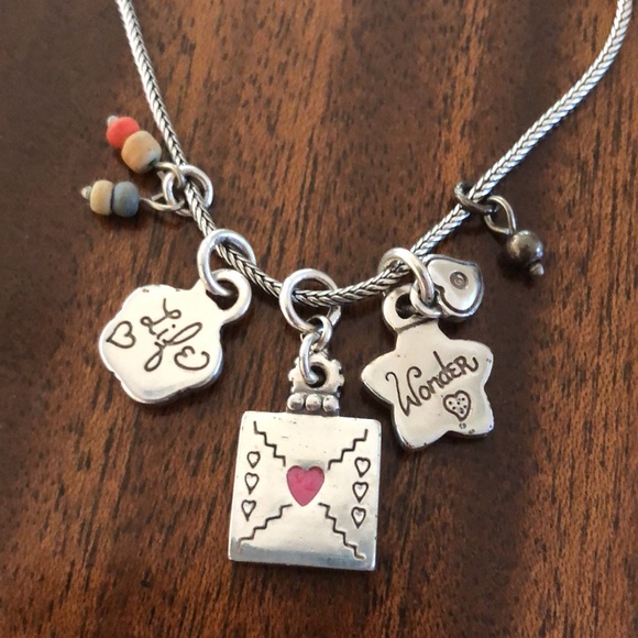 Brighton HAVANA  Nights Love  note necklace earrings & bracelet set - Picture 7 of 16